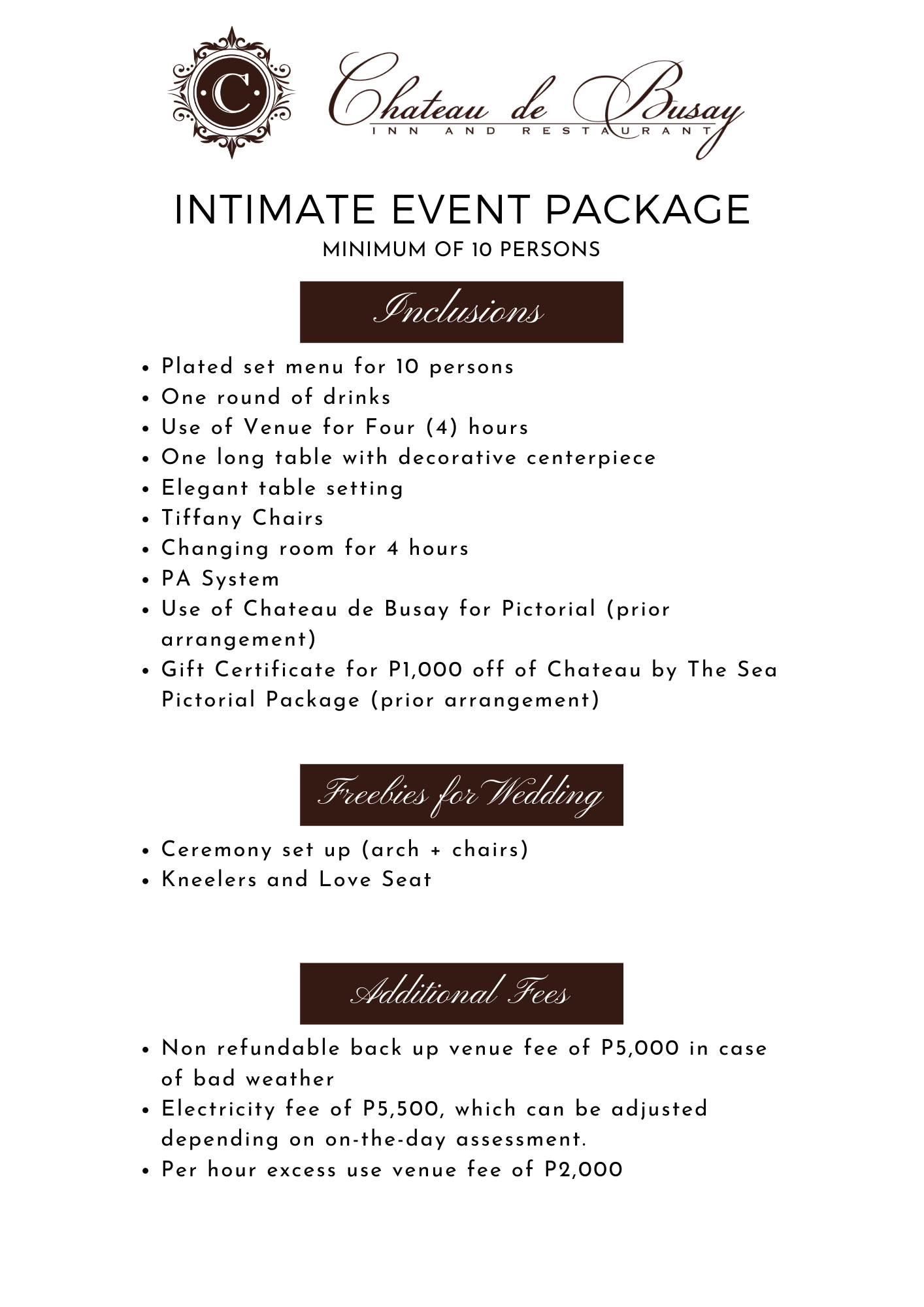 Intimate Package